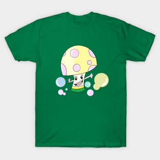 cute funny mushroom cartoon T-Shirt